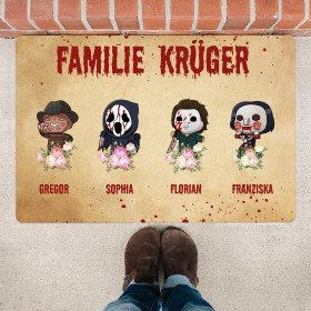 Fußmatte - Horrorfamilie