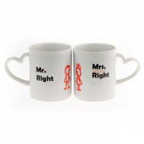 Tassen Set - Mr. & Mrs. Right