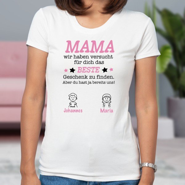T Shirt Das Beste Geschenk Fur Mama