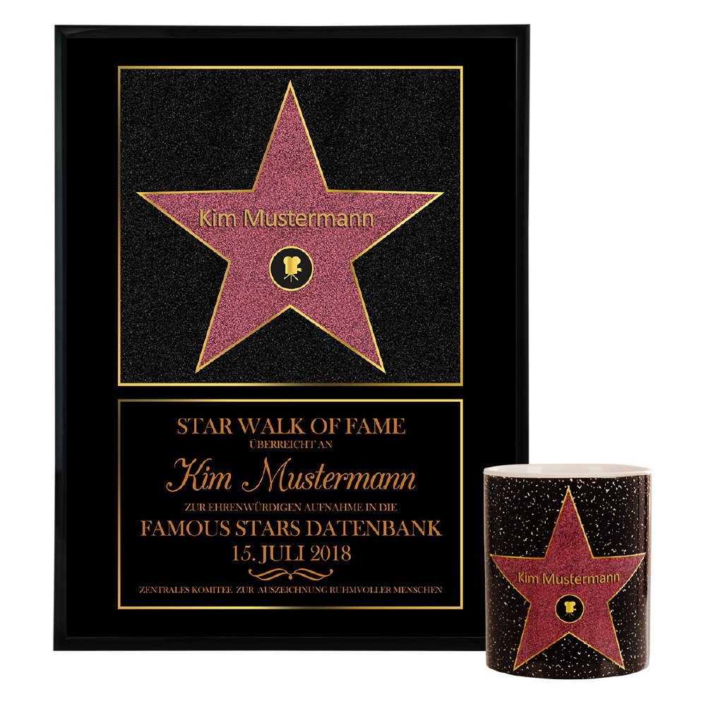 Fußmatte - Walk of Fame mit Personalisierung