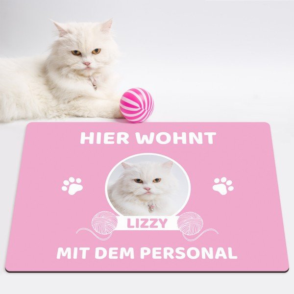 Fußmatte - Katze/n mit Personal