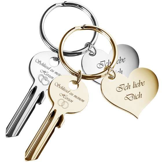 Schlüssel Zu Meinem Herzen Mit Ihrer Gravur 3457