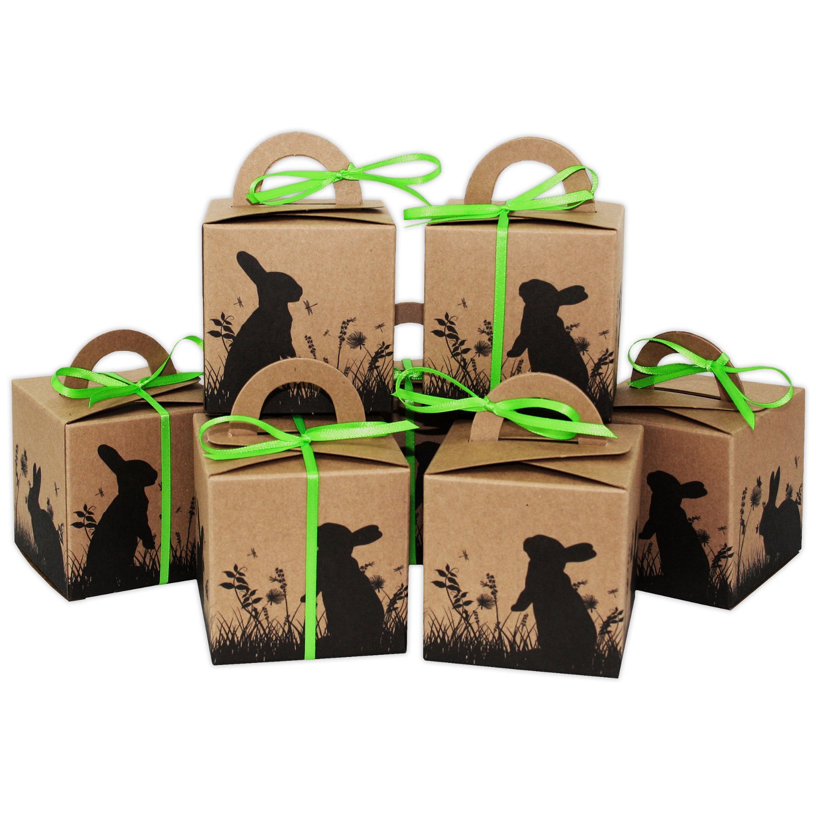 Geschenkverpackung zum Befüllen Papierdrachen DIY Osterhasen Kisten mit Washi Tape Geschenkboxen zu Ostern für Kinder und Erwachsene Dekoration