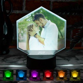 LED-Leuchte mit Fotodruck