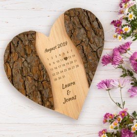 ❤ LOVE Anhänger Glasgravur Personalisiertes Geschenk Valentinstag Freundin ❤