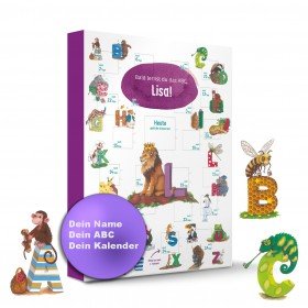 ABC Schulstart Kalender mit Personalisierung